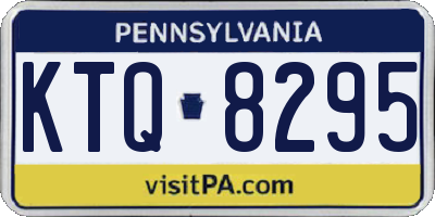 PA license plate KTQ8295