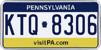 PA license plate KTQ8306