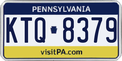PA license plate KTQ8379