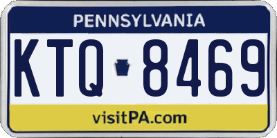 PA license plate KTQ8469