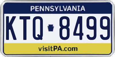 PA license plate KTQ8499