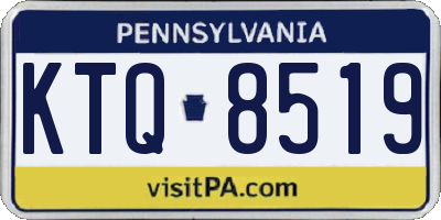 PA license plate KTQ8519