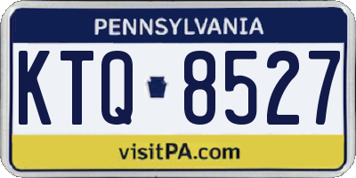 PA license plate KTQ8527