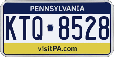 PA license plate KTQ8528