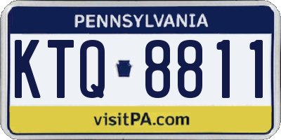 PA license plate KTQ8811