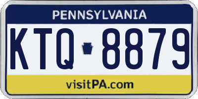 PA license plate KTQ8879