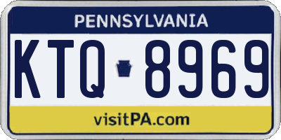 PA license plate KTQ8969