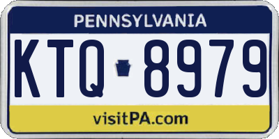 PA license plate KTQ8979