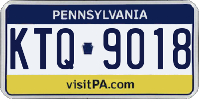 PA license plate KTQ9018