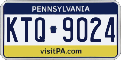 PA license plate KTQ9024