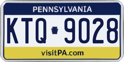 PA license plate KTQ9028
