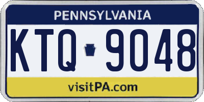 PA license plate KTQ9048