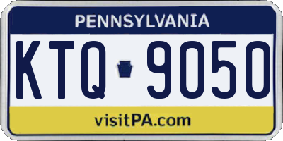 PA license plate KTQ9050