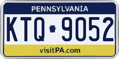 PA license plate KTQ9052