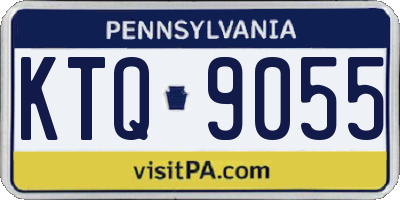 PA license plate KTQ9055