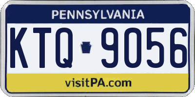 PA license plate KTQ9056