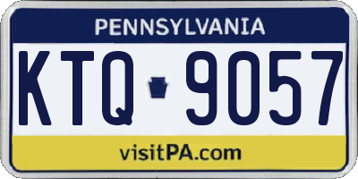 PA license plate KTQ9057