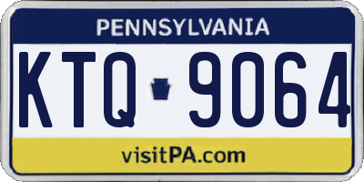 PA license plate KTQ9064