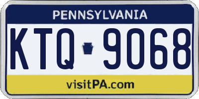 PA license plate KTQ9068