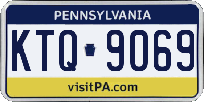 PA license plate KTQ9069