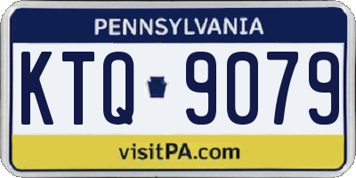 PA license plate KTQ9079