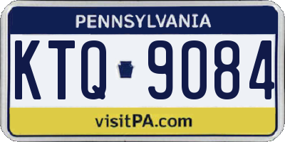 PA license plate KTQ9084
