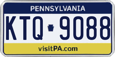 PA license plate KTQ9088