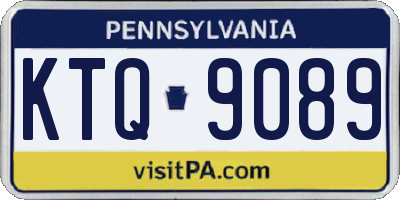 PA license plate KTQ9089