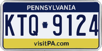 PA license plate KTQ9124