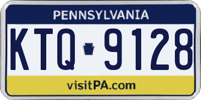 PA license plate KTQ9128