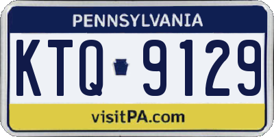 PA license plate KTQ9129