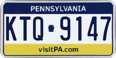 PA license plate KTQ9147