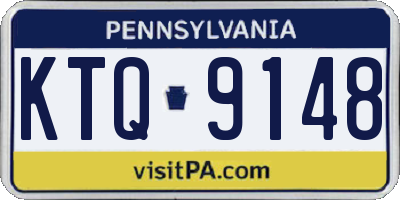 PA license plate KTQ9148