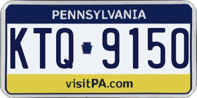 PA license plate KTQ9150