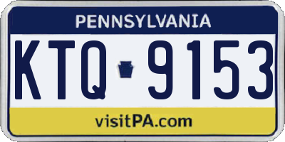 PA license plate KTQ9153
