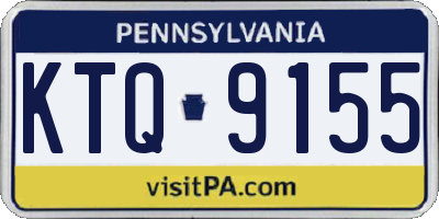 PA license plate KTQ9155