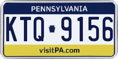 PA license plate KTQ9156