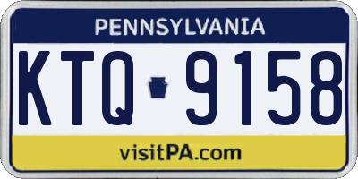 PA license plate KTQ9158