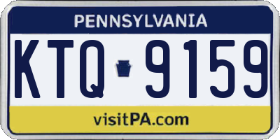 PA license plate KTQ9159