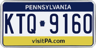 PA license plate KTQ9160