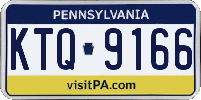 PA license plate KTQ9166