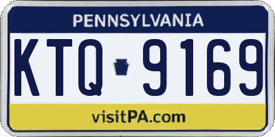 PA license plate KTQ9169