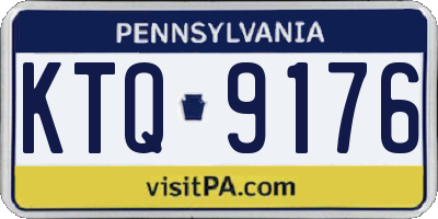 PA license plate KTQ9176
