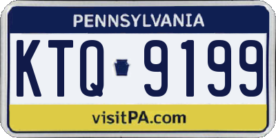 PA license plate KTQ9199