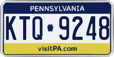 PA license plate KTQ9248