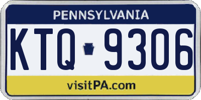 PA license plate KTQ9306