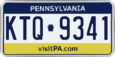 PA license plate KTQ9341