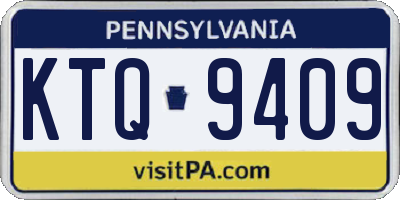 PA license plate KTQ9409
