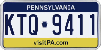 PA license plate KTQ9411