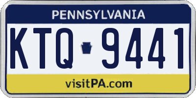 PA license plate KTQ9441